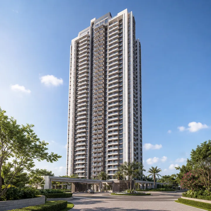 2B+G+27 tower elevation at Prestige Pulimamidi, Kandukur, Hyderabad